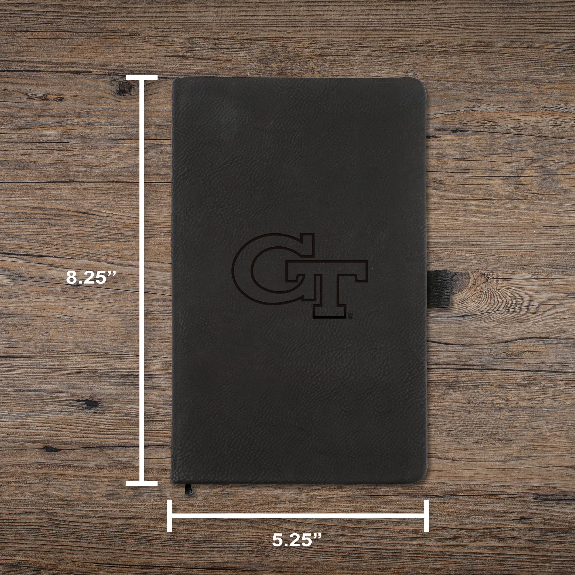 Georgia Tech Yellow Jackets Laser Engraved Notepad Journal - 8.25