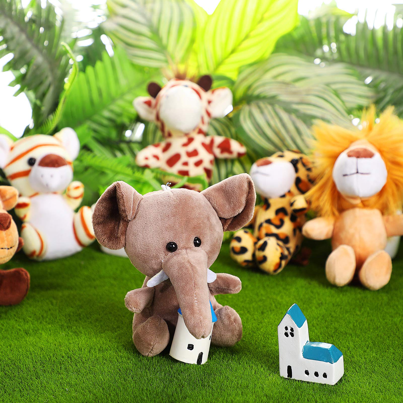 Sumind 12-Piece Mini Stuffed Forest Animals Plush Set - 4.8