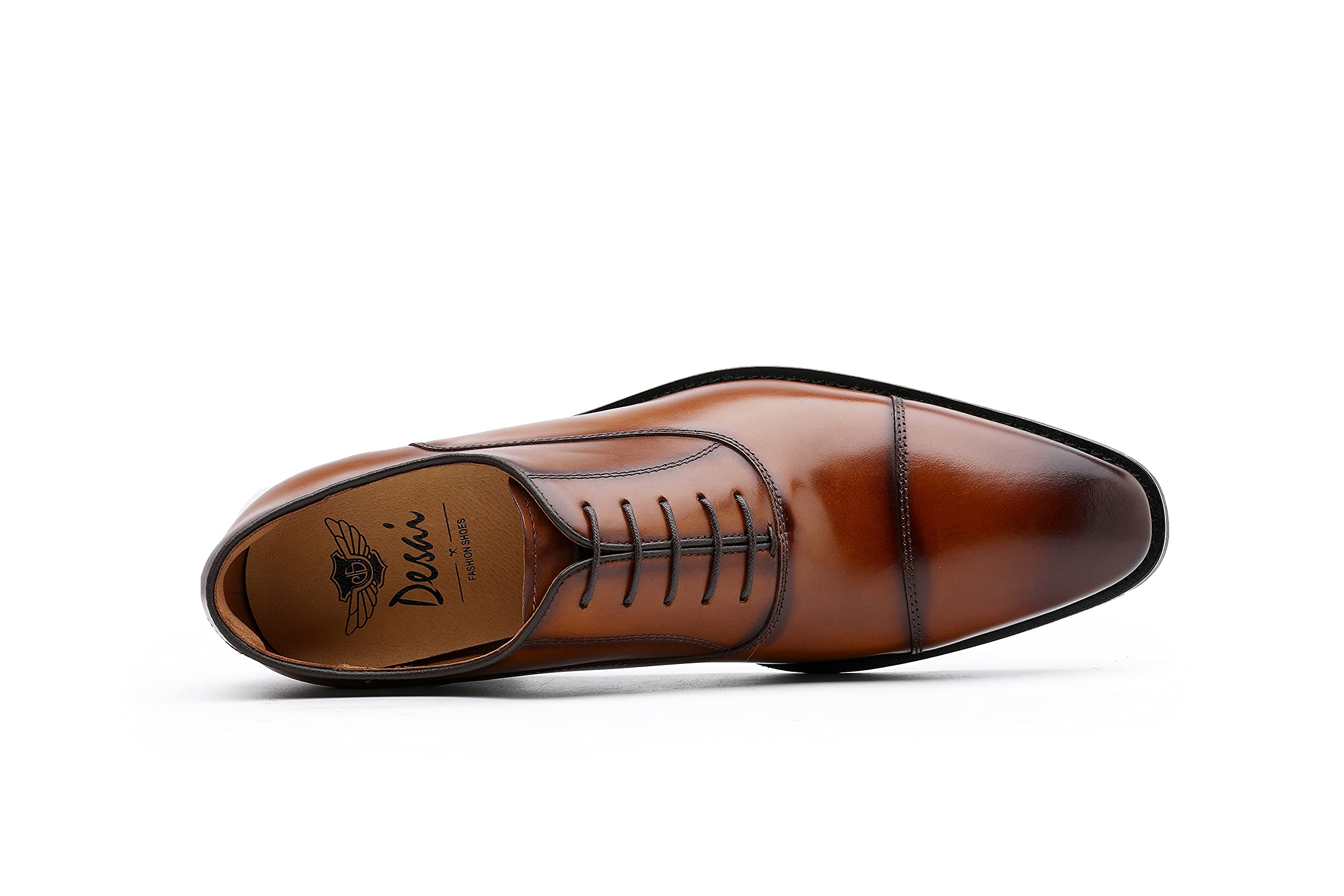 Premium Men's Oxford Dress Shoes - Classic Lace-Up Formal Leather Shoes for Business & Wedding | Comfortable & Stylish for Office, Parties & Special Occasions