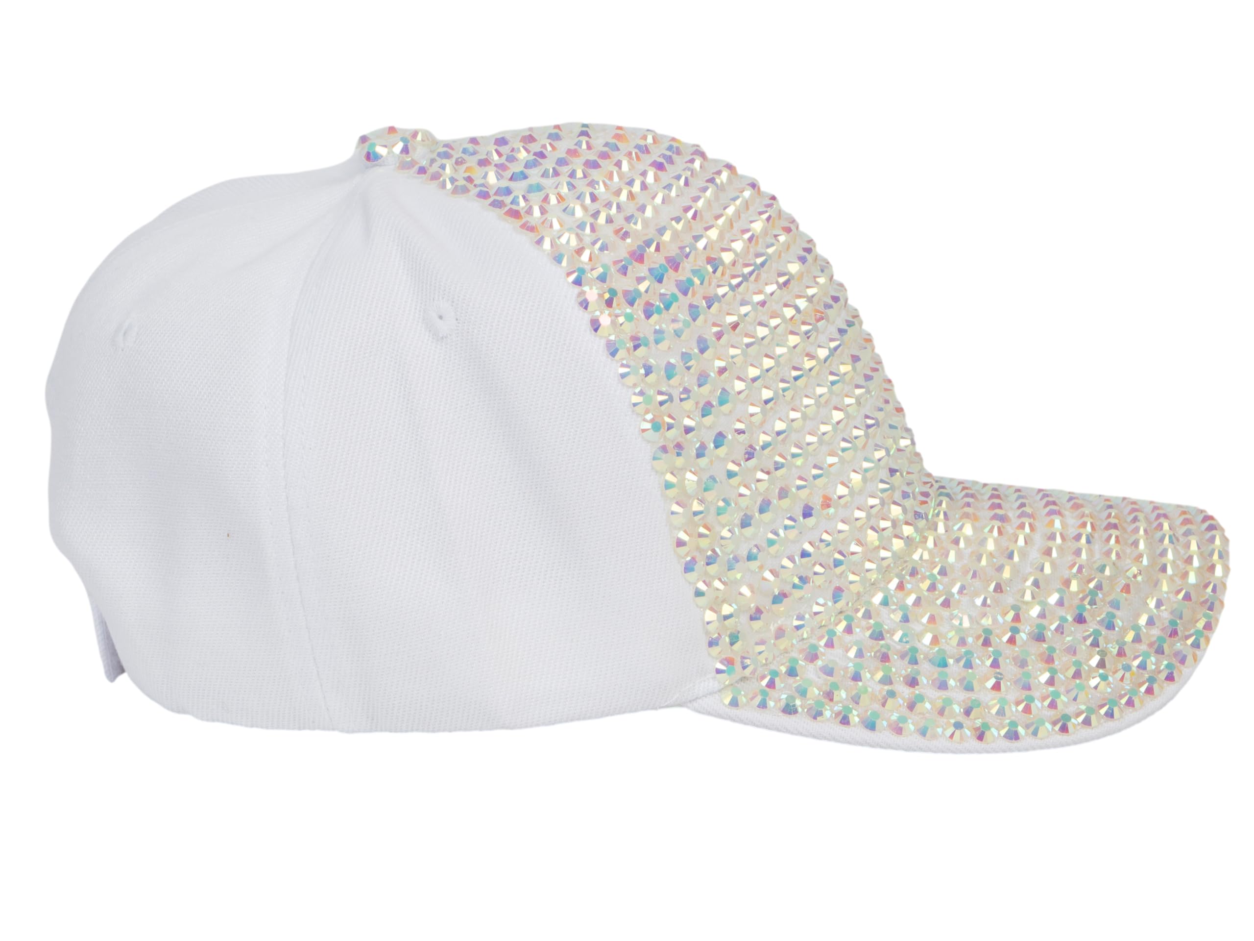 Two-Tone Shiny Stone Denim Baseball Cap | Trendy Unisex Adjustable Dad Hat for Men & Women | Perfect for Outdoor Sports, Streetwear Fashion & Casual Wear