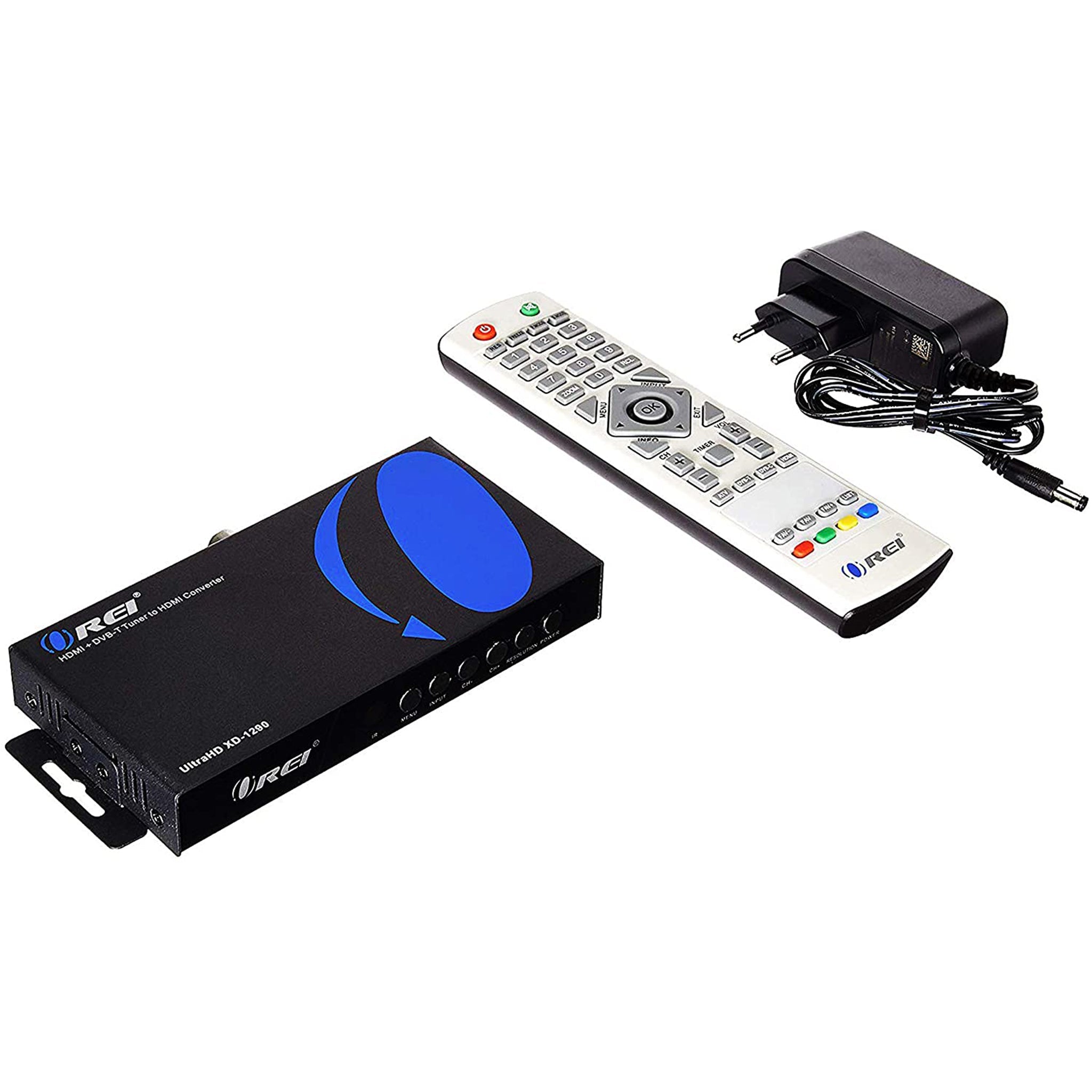 4K HDMI PAL to NTSC Video Converter with Built-in Digital DVB-T TV Tuner (XD 1290) - Perfect for Home Theater, Gaming & International TV Viewing