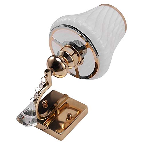 Modern Wall Sconce Lamp - E27 Socket Wall Mounted Lighting Fixture for Bedroom, Living Room & Hallway - Dimmable LED Loft Home Decor Lighting for Reading & Ambient Illumination