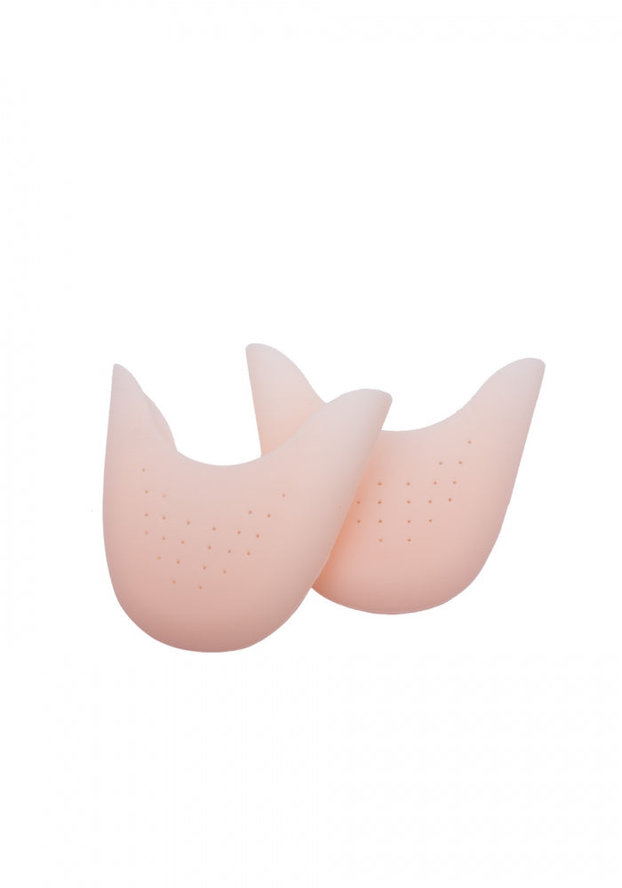 Grishko 1010B Perforated Silicone Toe Pads with High Sides - Comfortable Foot Cushion for Ballet Pointe Shoes, Dance Practice & Injury Prevention