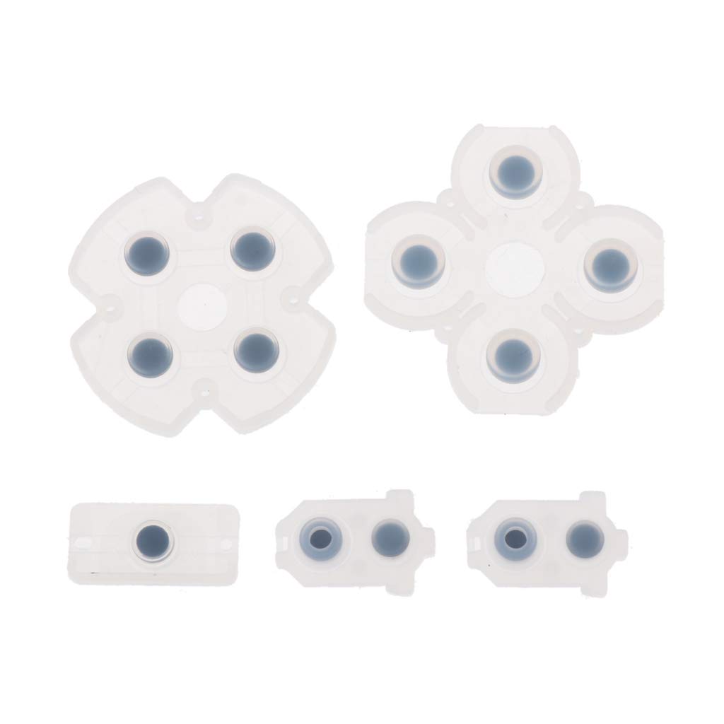 Original Title: jackyee for 4 Controller Conductive Silicone Rubber Pads For4 Jds 030 D Pad Buttons Conductive Glue for Handle   Optimized Title: Jackyee 4-Pack Conductive Silicone Rubber Pads for JDS-030 D-Pad Buttons - Replacement Controller Parts for Gaming Handles - Perfect for PS4, Xbox & Nintendo Switch Repair