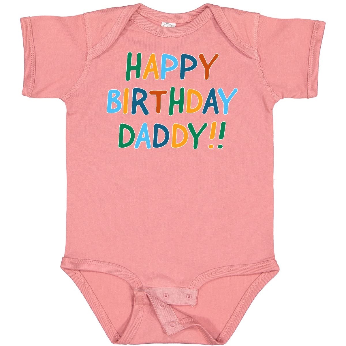 Inktastic Happy Birthday Daddy Baby Bodysuit - Cute Outfit for Newborns & Infants - Perfect for Birthday Parties, Photo Shoots & Special Occasions