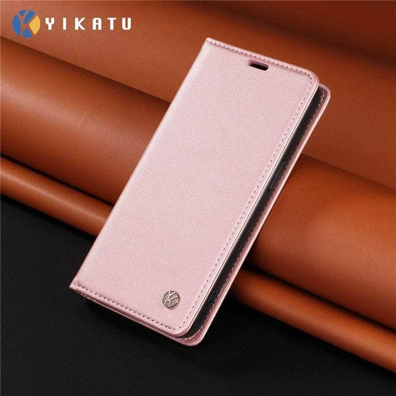 Samsung Galaxy A24 Flip Vegan Leather Phone Case - Slim Protective Cover for Everyday Use & Travel