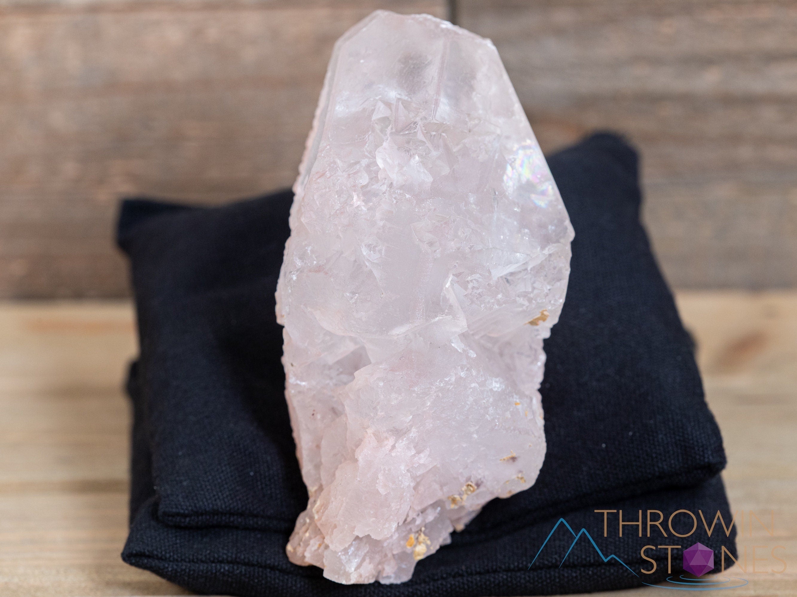 NIRVANA QUARTZ Etched Ice Himalayan Quartz Raw Crystal - Natural Healing Stone for Home Decor, Housewarming Gift, Meditation & Spiritual Use