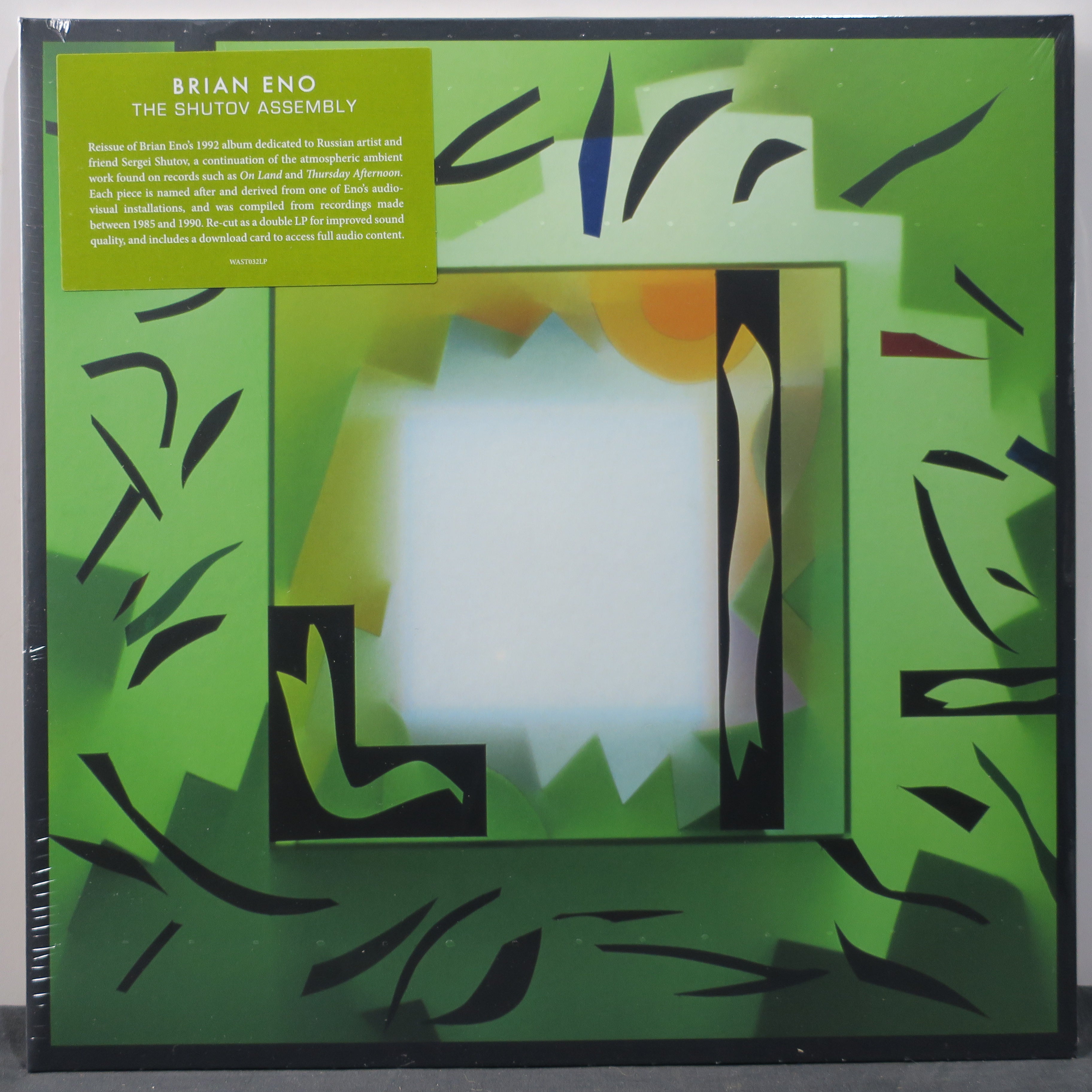 BRIAN ENO 'Shutov Assembly' Vinyl 2LP Record - Ambient Music Album for Relaxation, Meditation & Creative Inspiration