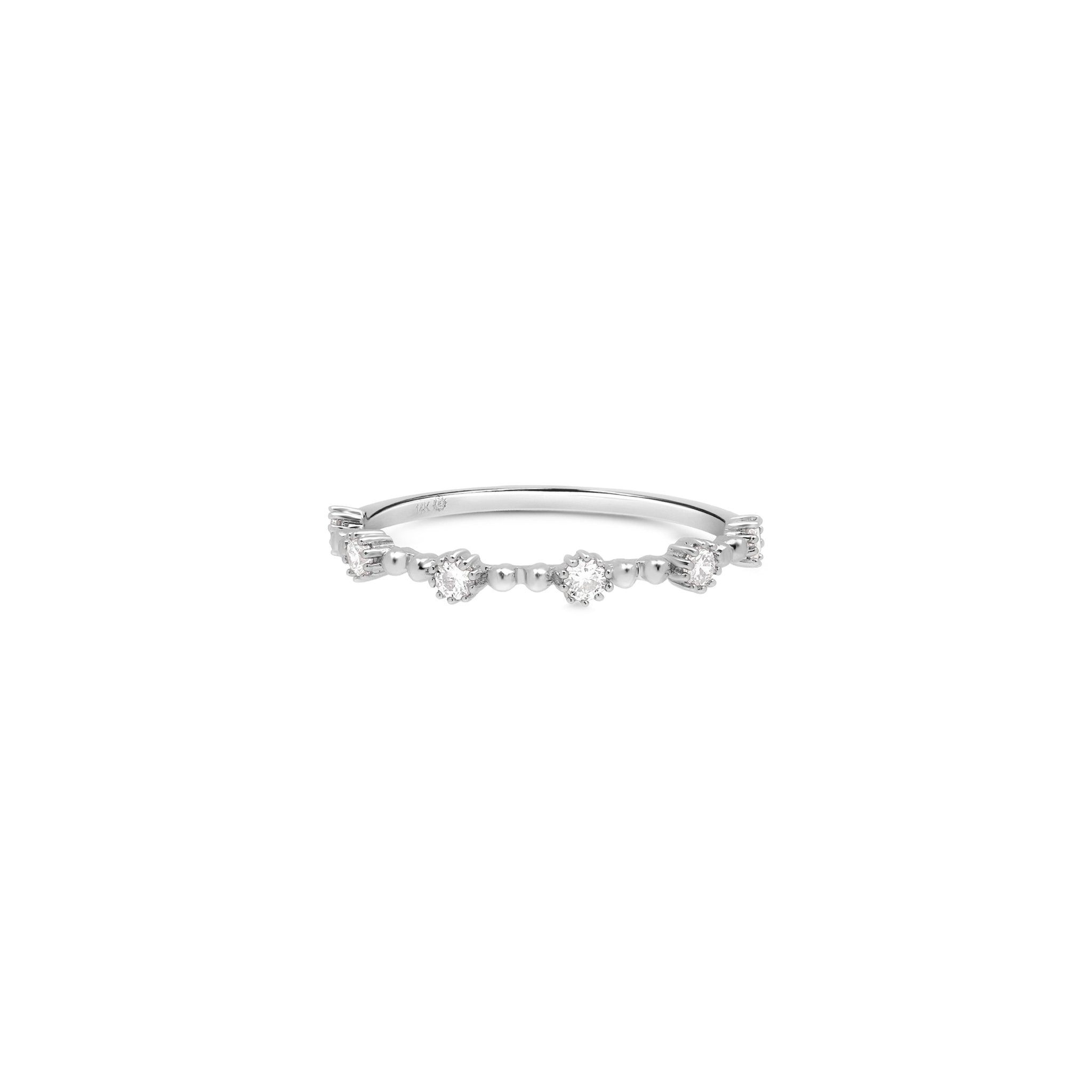 14K White Gold Diamond Eternity Band for Women - Sparkling Wedding, Engagement, or Anniversary Ring - Perfect for Bridal Jewelry, Proposals & Special Occasions