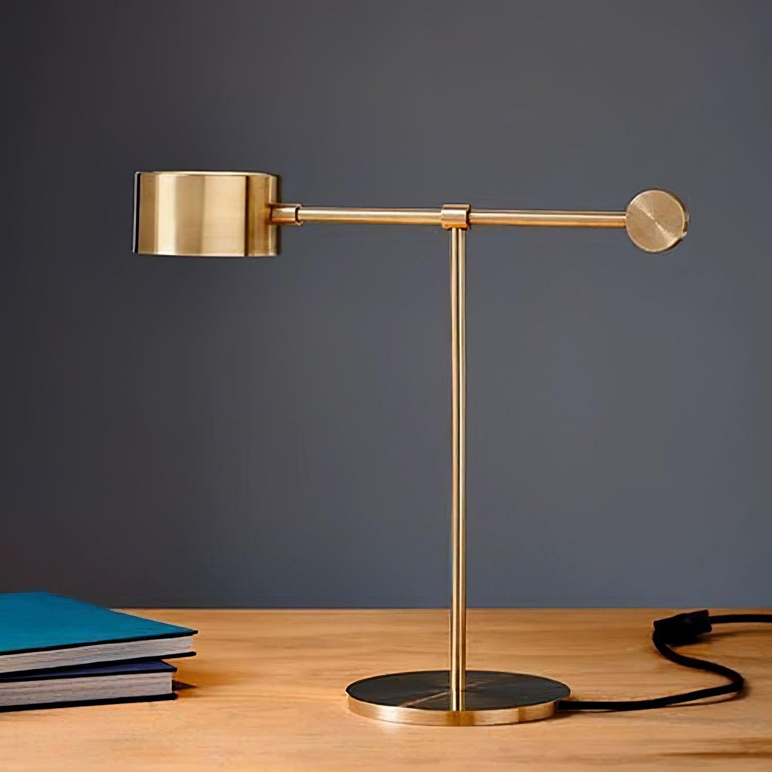 Ergonomic Lever Office Table Light - Adjustable LED Desk Lamp for Home & Workspace - Perfect for Reading, Studying & Computer Work