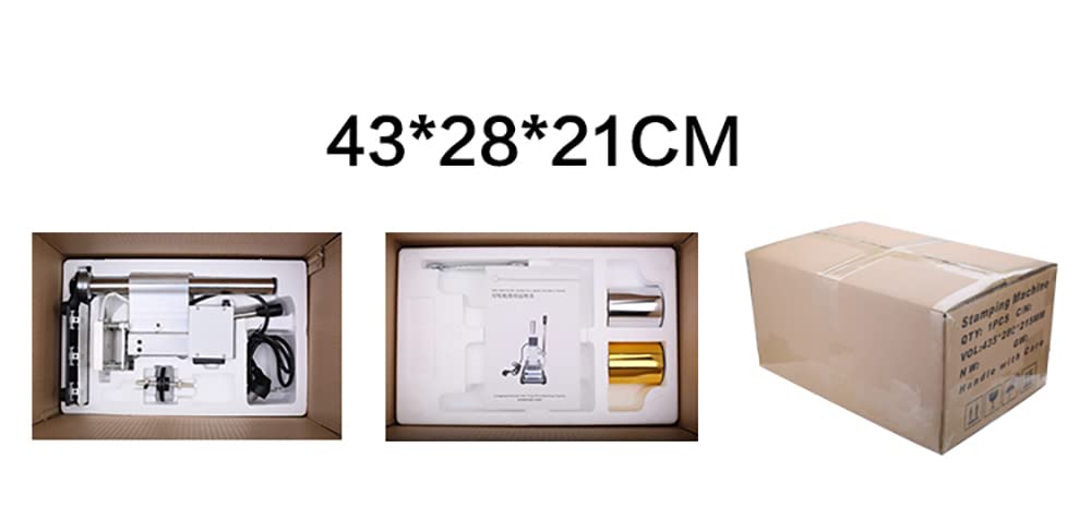 Premium 400W Leather Hot Stamping Machine - Adjustable 0-15CM Stroke & 400℃ Temperature for Shoes, Wallets, Belts Branding - Professional Logo Embossing Tool for Leather Crafts & DIY Projects - Perfect for Small Businesses & Custom Leather Goods Makers