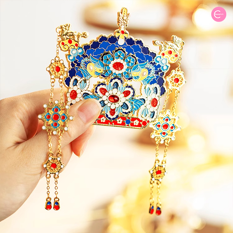 The Palace Museum Phoenix Crown Magnetic Refrigerator Decor - Chinese Cultural Fridge Magnet for Home, Office & Kitchen Organization
