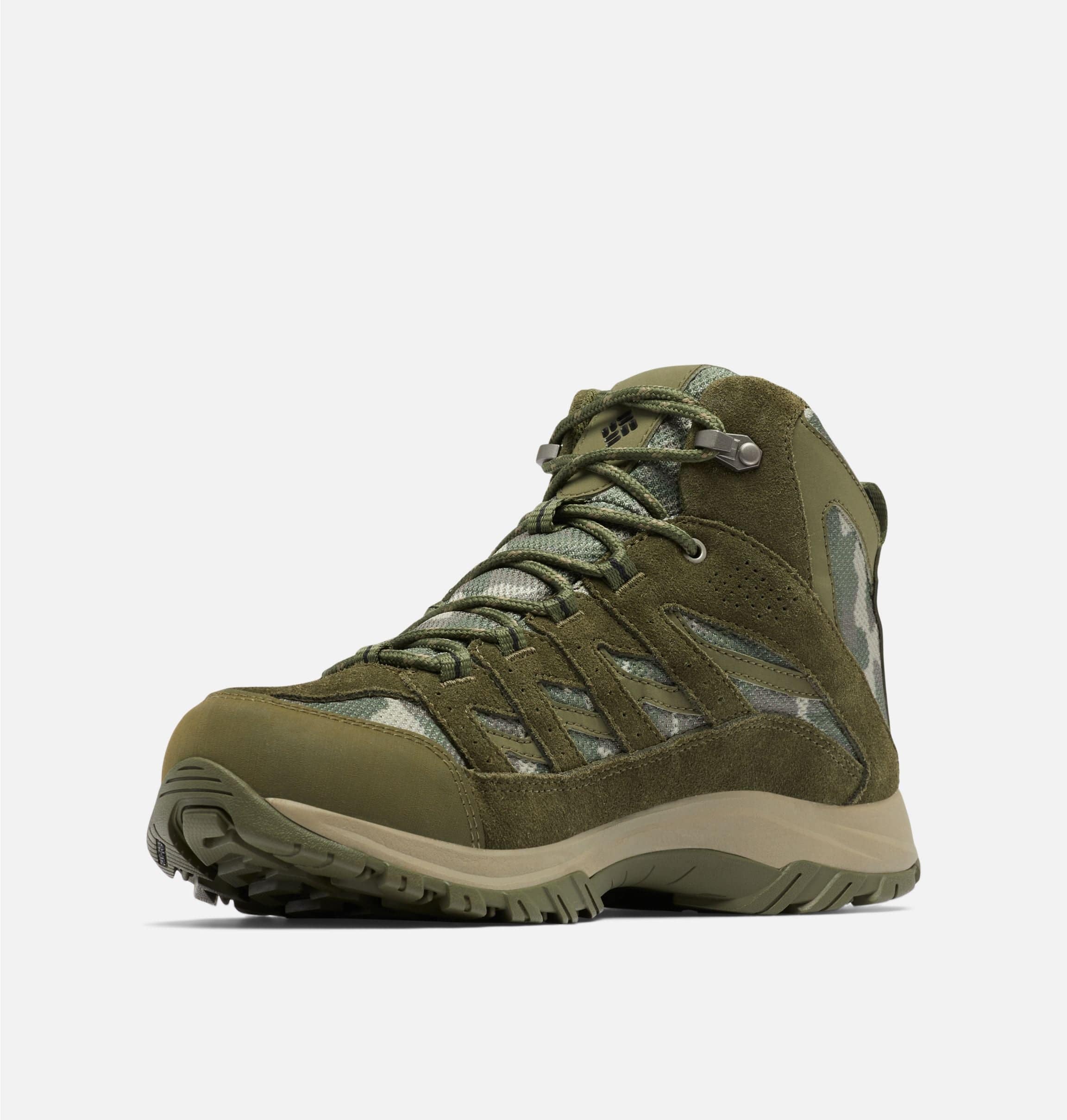 Crestwood Mid Waterproof Hiking Boots for Men & Women - Lightweight Outdoor Shoes for Trail Running, Camping & Backpacking