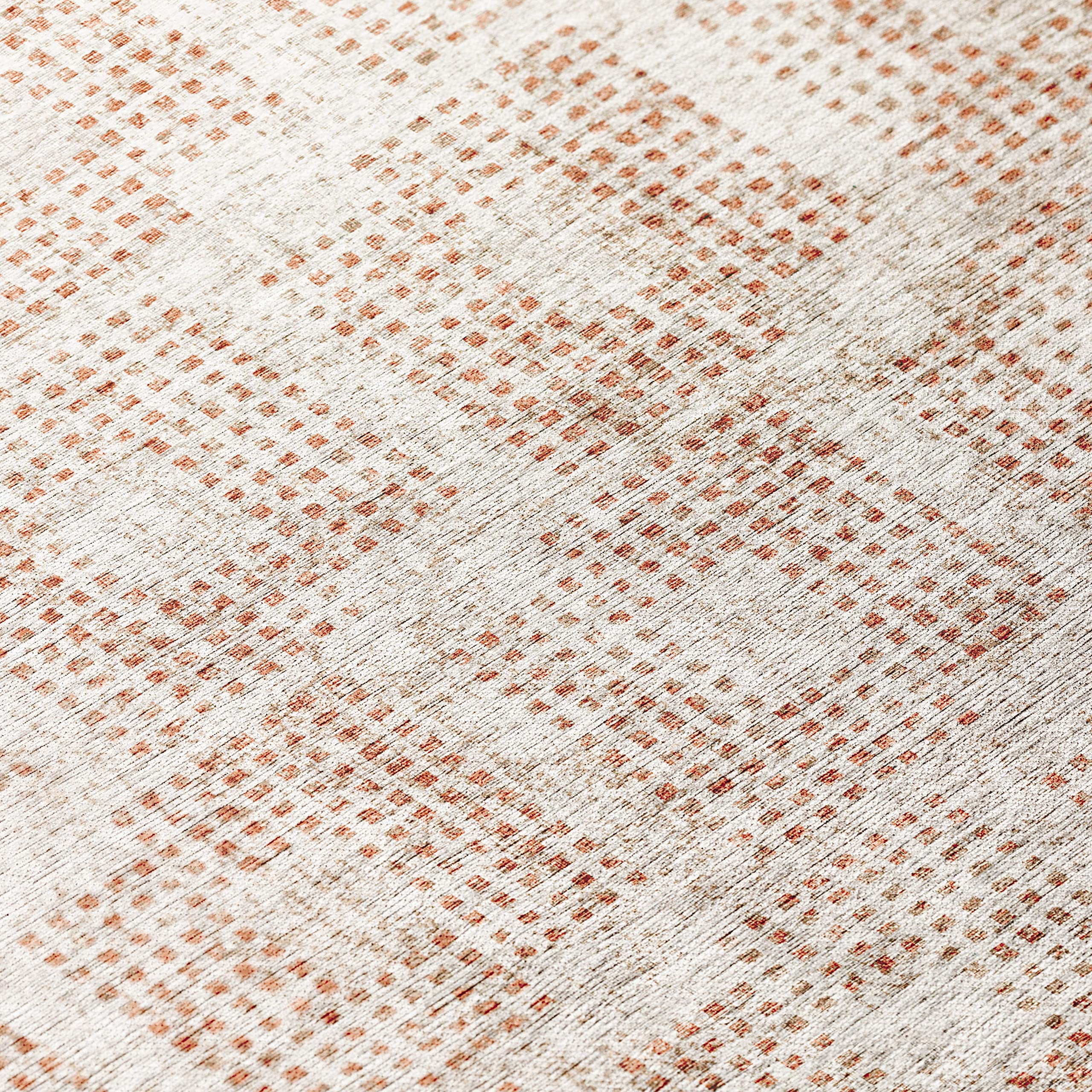 Addison Rugs Eleanor AER31 Spice 9' x 12' Indoor/Outdoor Area Rug - Machine Washable, Non-Shedding, Easy Clean - Perfect for Bedroom, Living Room, Dining Room, Kitchen & Patio - Durable & Stylish Home Decor for All Seasons