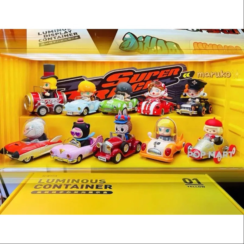 Pop Mart PopCar Super Track Series Complete Set - Collectible Toy Cars for Kids & Adults | Perfect for Play, Display & Gifts