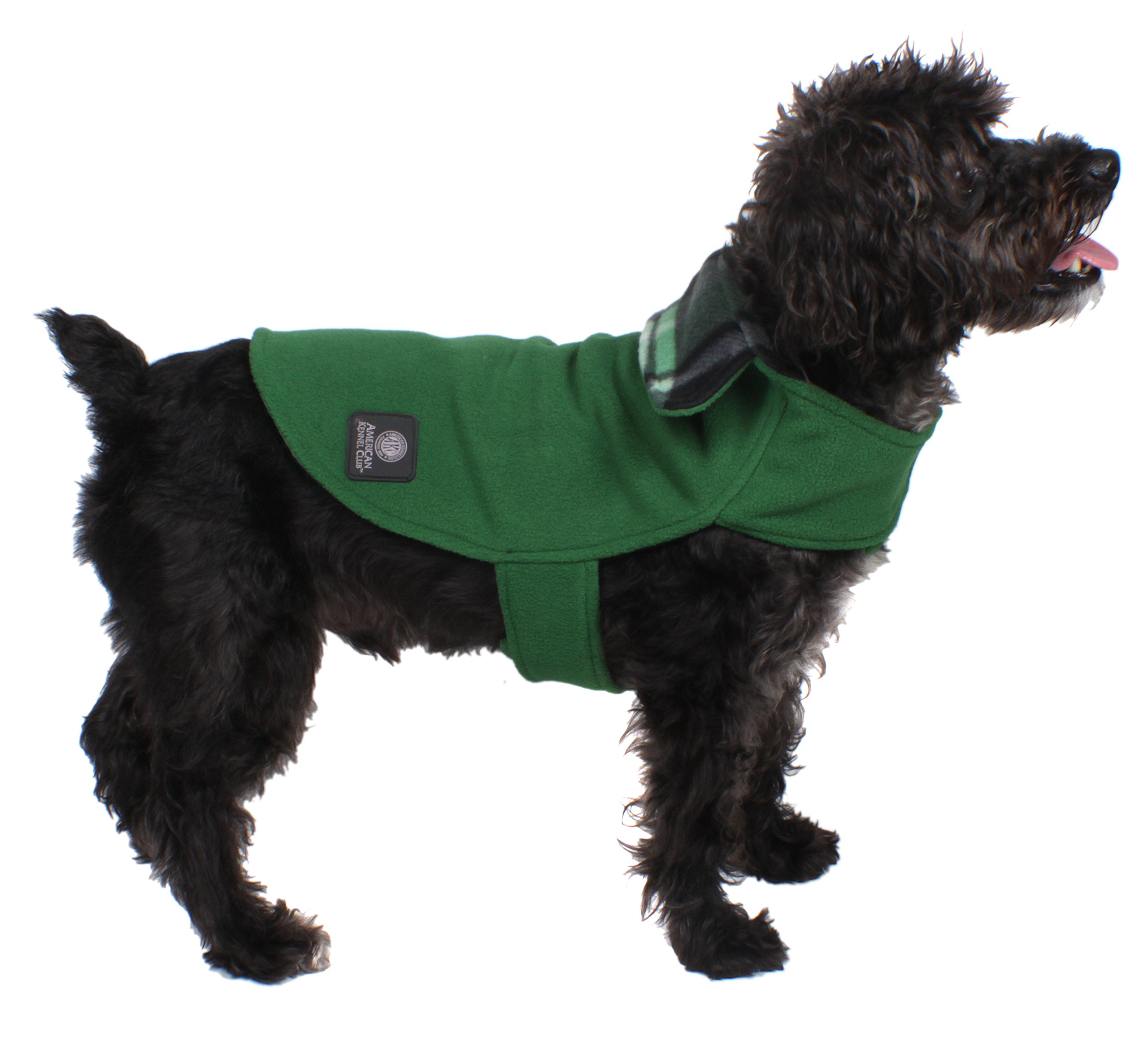 AKC Reversible Dog Coat - Warm & Cozy Winter Jacket for Small, Medium & Large Dogs - Waterproof & Windproof for Outdoor Walks & Cold Weather Protection
