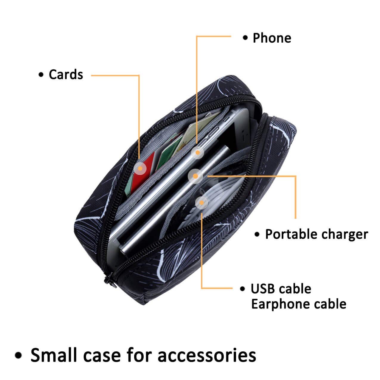 Premium 13-14 Inch Laptop Sleeve Bag with Small Accessory Case - Compatible with MacBook Air, MacBook Pro, Chromebook & Surface Book - Waterproof & Shockproof Protective Cover for Work, Travel & School Use