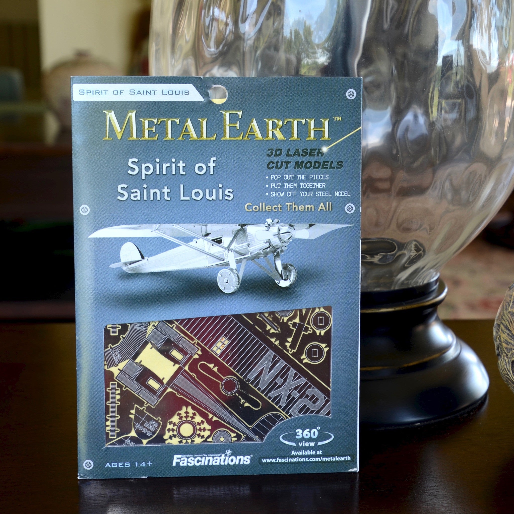 Spirit of Saint Louis Model Kit - Detailed Wooden Airplane DIY Building Set for Adults & Hobbyists - Perfect for Home Decoration, Aviation Enthusiasts & Collectors