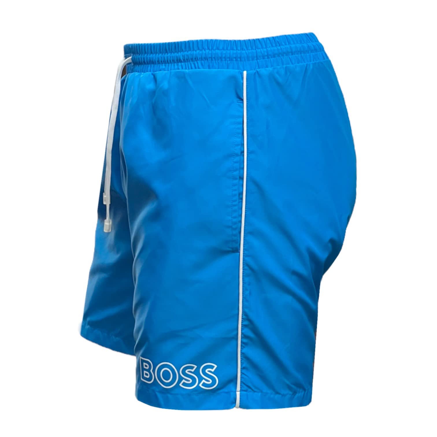 Hugo Boss Men's 50223662 Starfish BM Swim Shorts - Quick-Dry Beach Swimwear for Pool, Vacation & Summer Activities