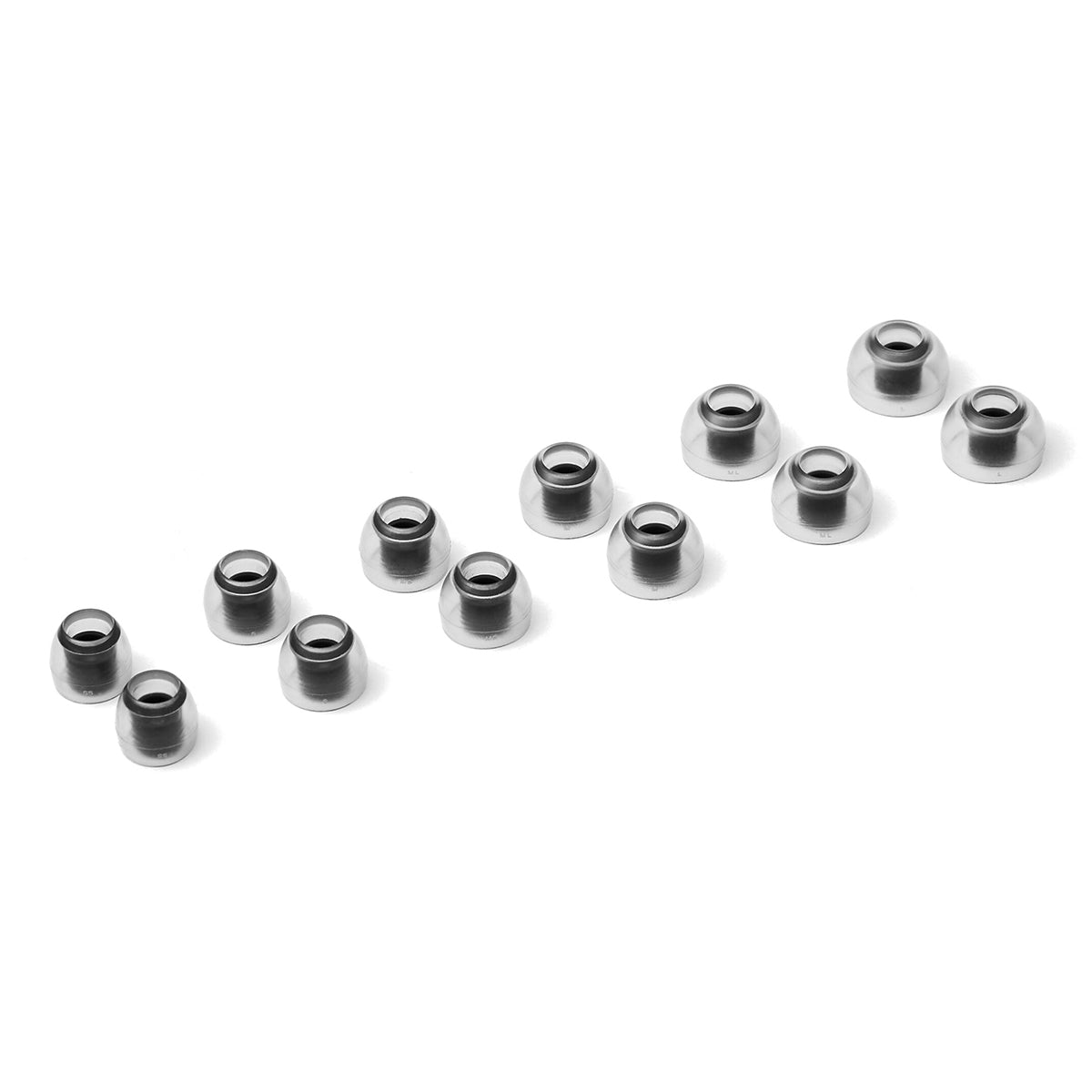 AZLA SednaEarfit Crystal Standard Eartips - Premium Silicone Ear Tips for Wireless Earbuds (S/M/L) - Perfect for AirPods Pro, Galaxy Buds & More - Enhanced Comfort & Noise Isolation for Workouts, Commuting & Music Listening