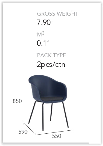 Modern COLLEEN Dining Chair - Black Wooden Seat with Upholstered Cushion - Perfect for Kitchen, Dining Room & Home Office Decor