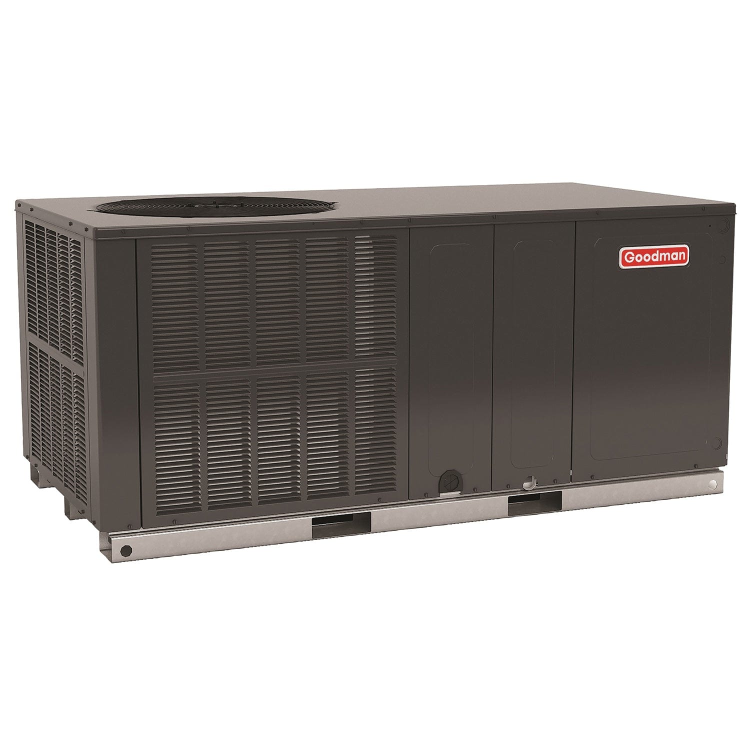 Goodman 3 Ton Horizontal Packaged Air Conditioner - 13.4 SEER2 & 10.6 EER2 High Efficiency - Perfect for Commercial Buildings, Warehouses, and Industrial Spaces