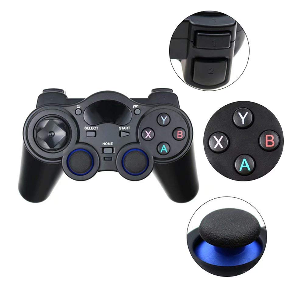 2.4G Wireless Game Controller with OTG Converter - Compatible with PS3, Android, Smartphones, Tablets & Smart TV - Ergonomic Design for Gaming & Entertainment