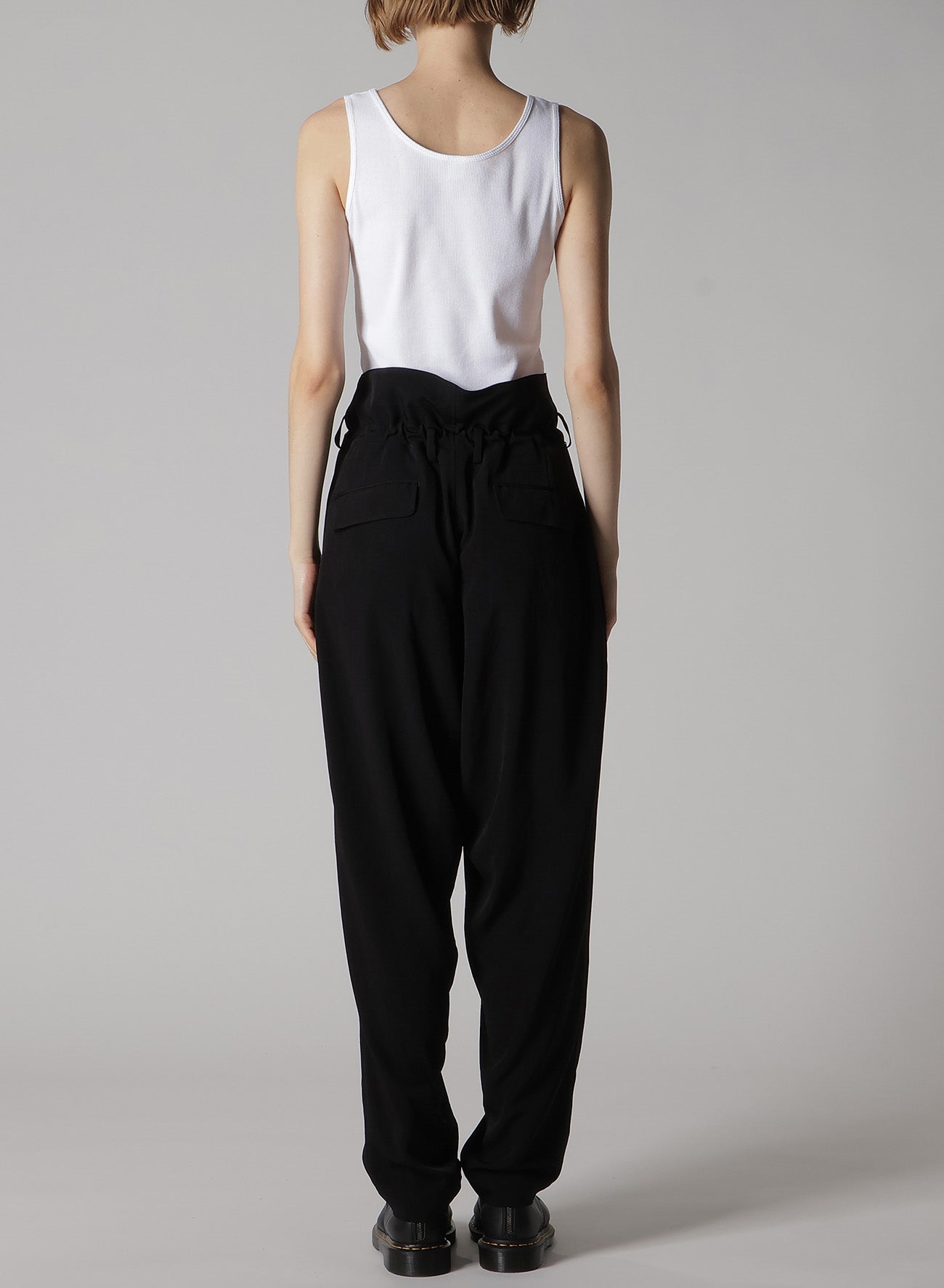 CREPE de CHINE HIGH WAIST PANTS for Women - Elegant Flowy Trousers with Comfortable Stretch Waistband | Perfect for Office Wear, Casual Outfits & Special Occasions