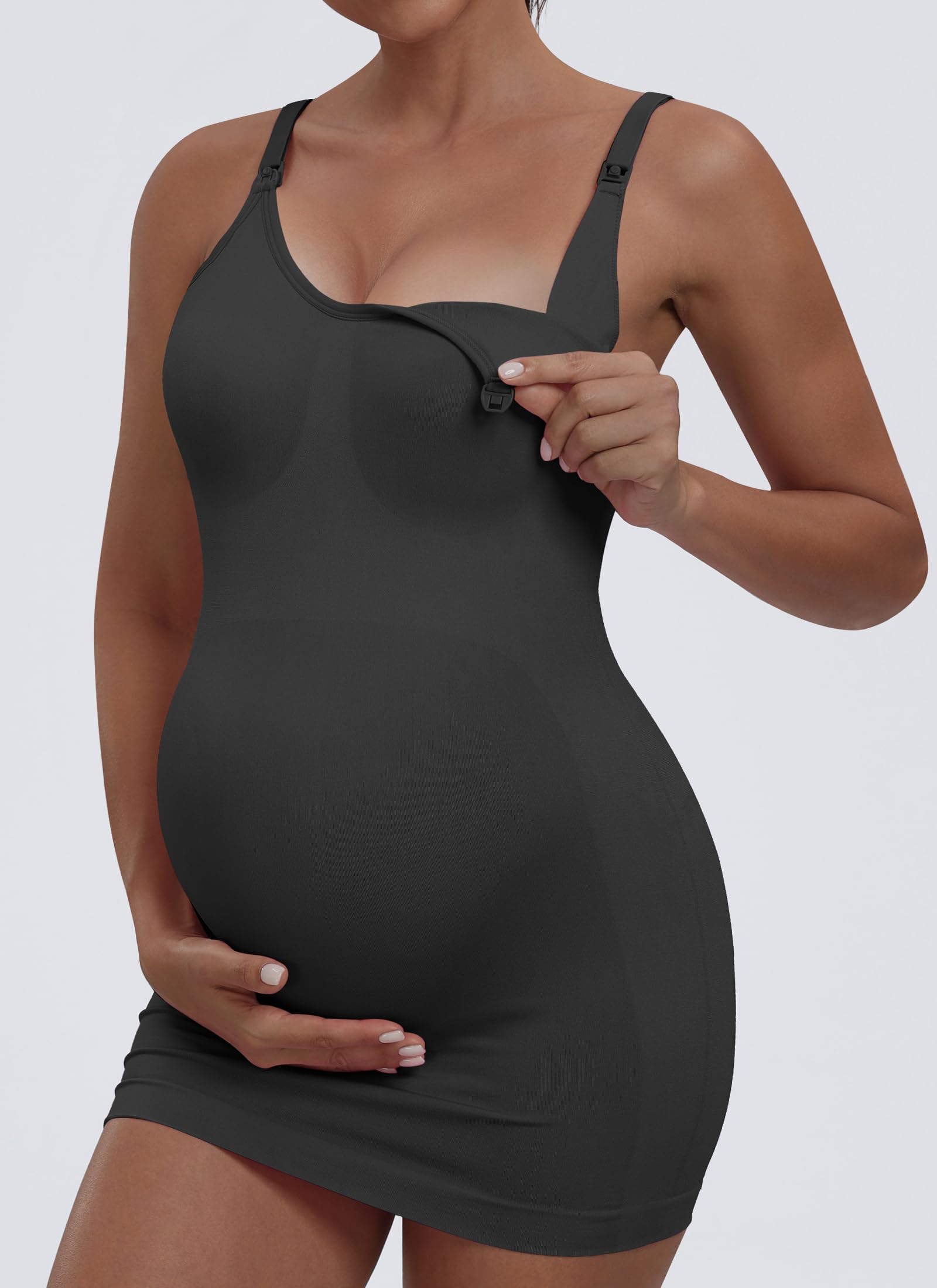 Seamless Nursing Tanks for Women - 3 Pack Maternity Cami Shirts, Breastfeeding & Pregnancy Tops | Comfortable for Daily Wear, Nursing, Sleeping & Postpartum Recovery