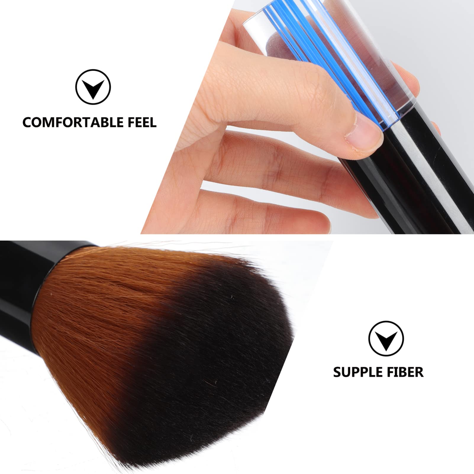 Minkissy Professional Beard Brush for Men - Barber Hair Cutting & Styling Brush, Mustache Comb & Facial Hair Grooming Tool - Ideal for Home & Salon Use, Travel & Daily Grooming Routine