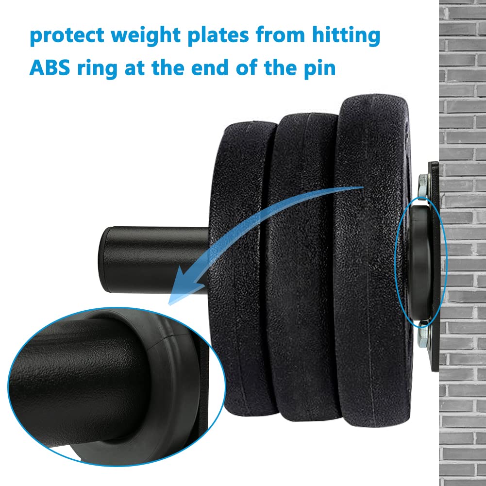 Olympic Weight Plate Holder - Wall Mounted 2