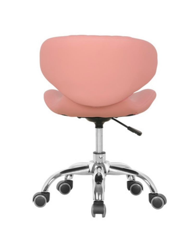 Hugo Technician Stool - Adjustable Rolling Work Stool with Backrest for Mechanics, Labs & Workshops | Ergonomic Shop Stool for Garage, Industrial & Office Use
