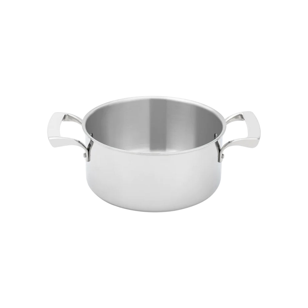 Browne 5 Quart Stainless Steel Tri-Ply Sauce Pot with Lid - Premium Cookware for Sauces, Soups & Stews - Perfect for Home Chefs & Professional Kitchens