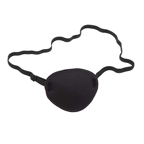Artibetter Black Pirate Skull Crossbone Eye Patch for Kids - Adjustable Lazy Eye Cover for Boys & Girls - Perfect for Halloween Costumes, Pirate Parties & Dress Up Play