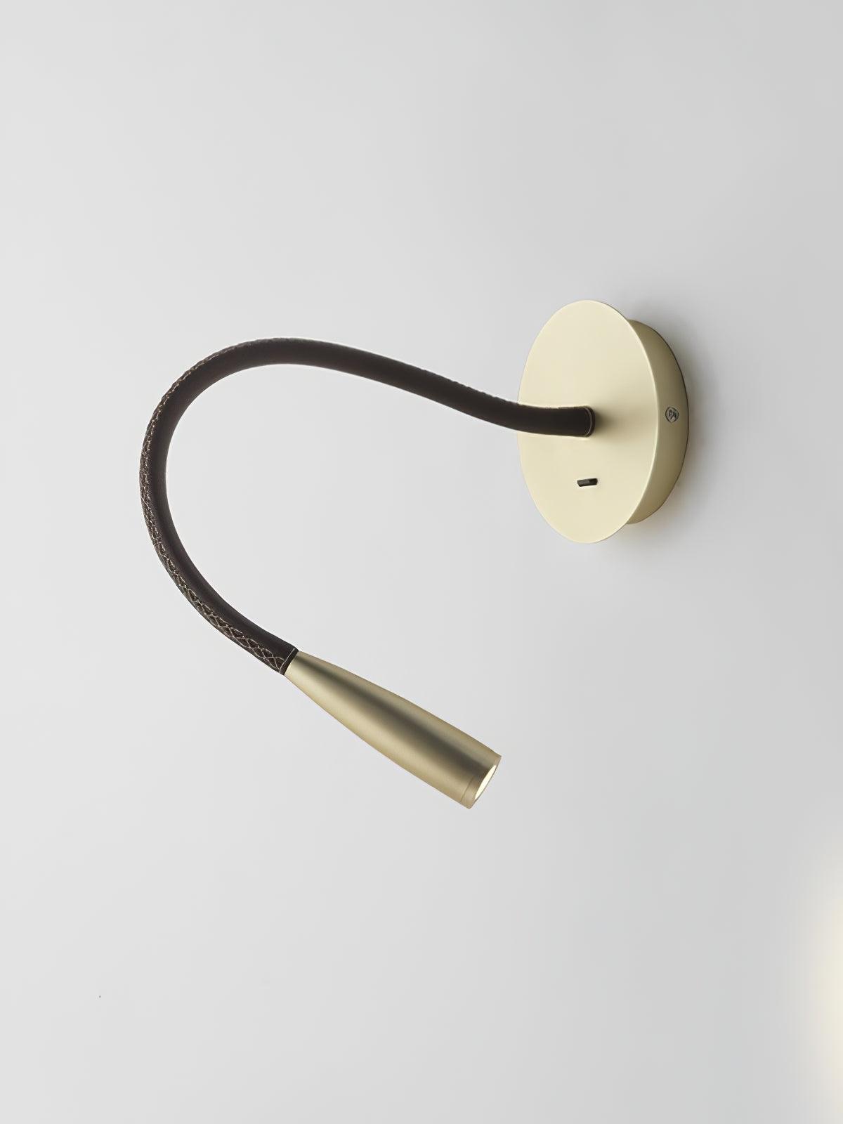 Flexi Hose Plug-in Wall Light - Adjustable Night Light for Bedroom, Bathroom, Hallway - Energy Efficient LED with Auto Sensor - Perfect for Kids Room, Nursery & Staircase Lighting