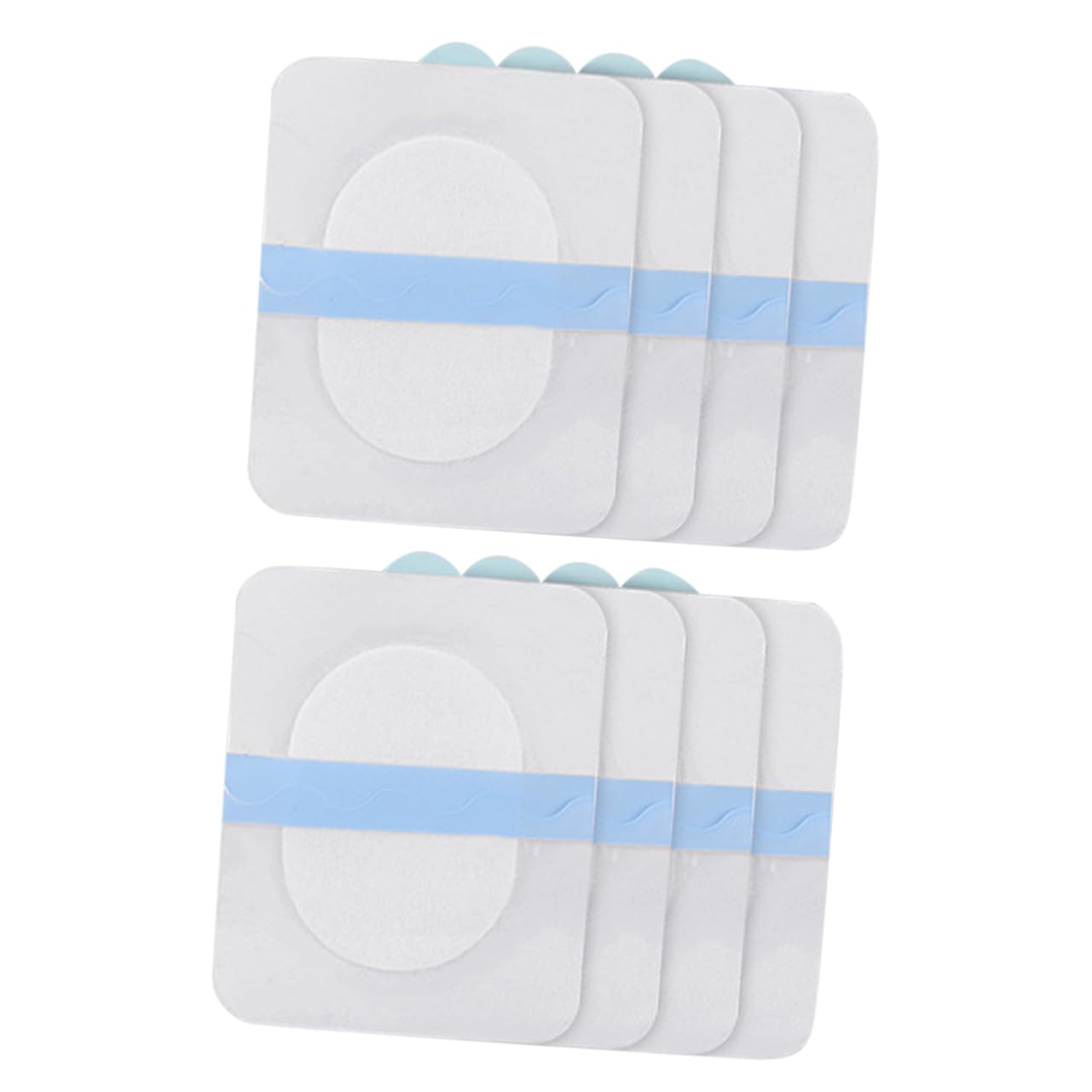 Baluue 2 Pack Underarm Sweat Stickers for Women - Absorbent Cotton Anti-Perspirant Pads with Release Paper (8 Sheets Each) - Stay Fresh & Dry All Day for Workouts, Yoga, and Daily Wear