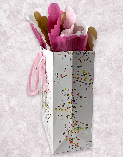Elegant Birthday Party Dress & Garden-Themed Gift Bags - Perfect for Kids' Birthday Celebrations, Garden Parties & Special Occasions