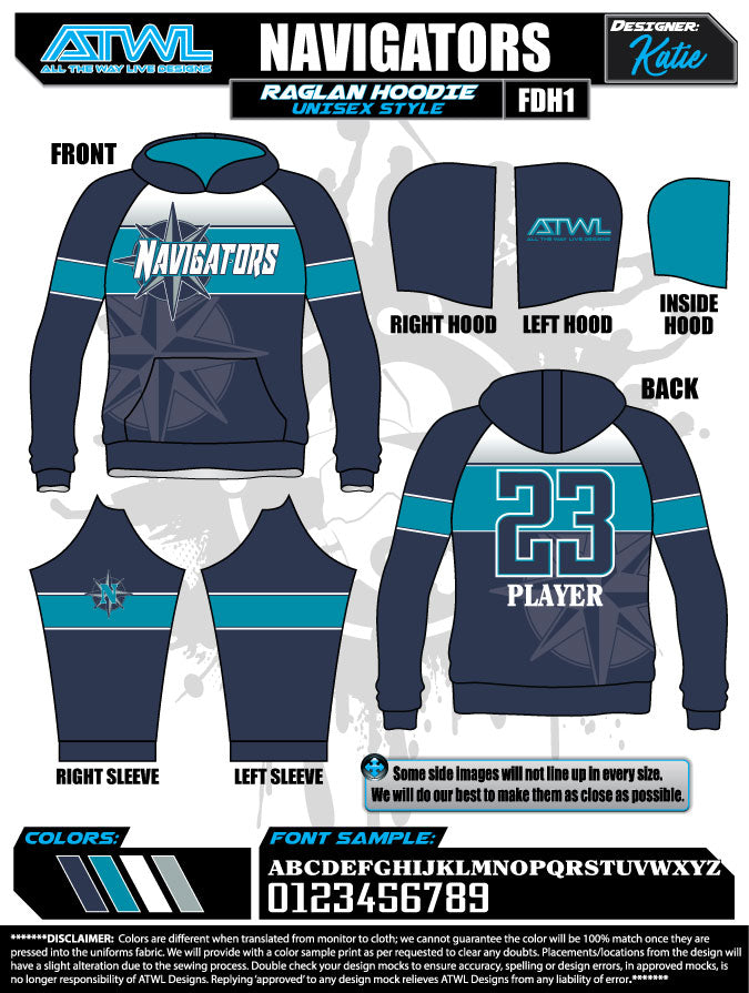 Navigators Hoodie - Stylish & Comfortable Men's Zip Up Hooded Sweatshirt for Outdoor Adventures, Travel & Casual Wear