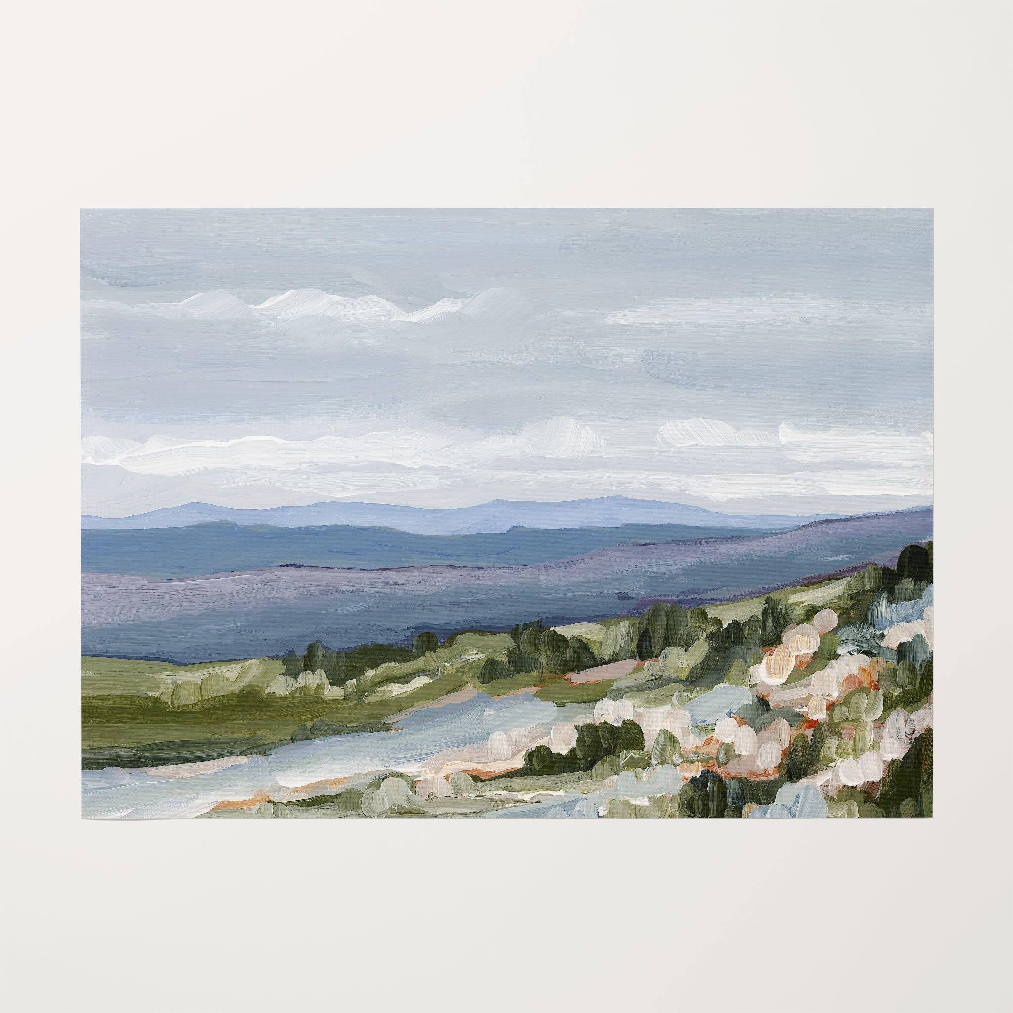 Maggie Valley II Art Print - Stunning Landscape Wall Decor for Home & Office - Perfect for Living Room, Bedroom & Office Spaces
