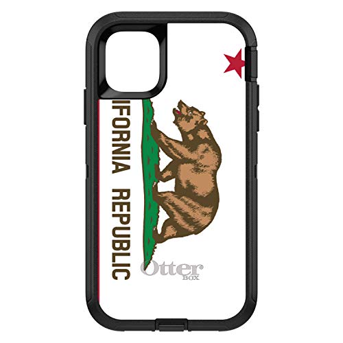 California State Flag On Black Case