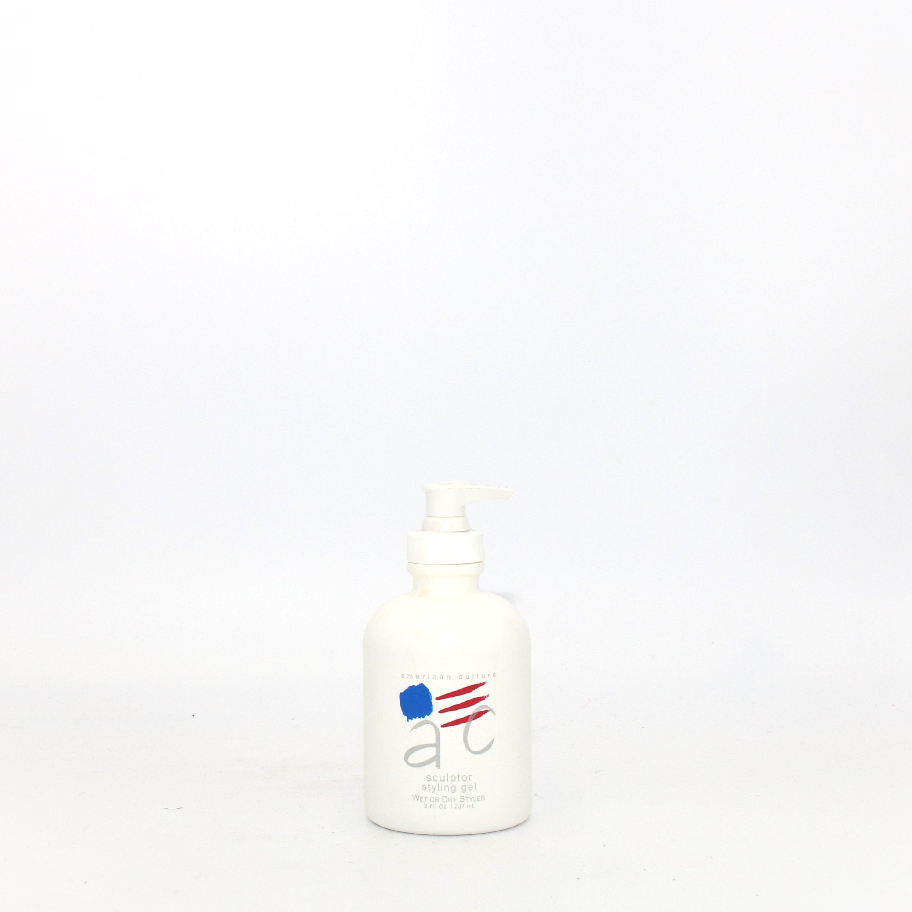 American Culture Sculptor Styling Gel 8 oz - Strong Hold Hair Gel for Men & Women - Perfect for Pompadours, Spikes & Creative Hairstyles