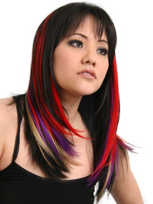 16 Clip In Hair Extensions - Vibrant Color (1 Piece) | Perfect for Parties, Cosplay & Everyday Styling