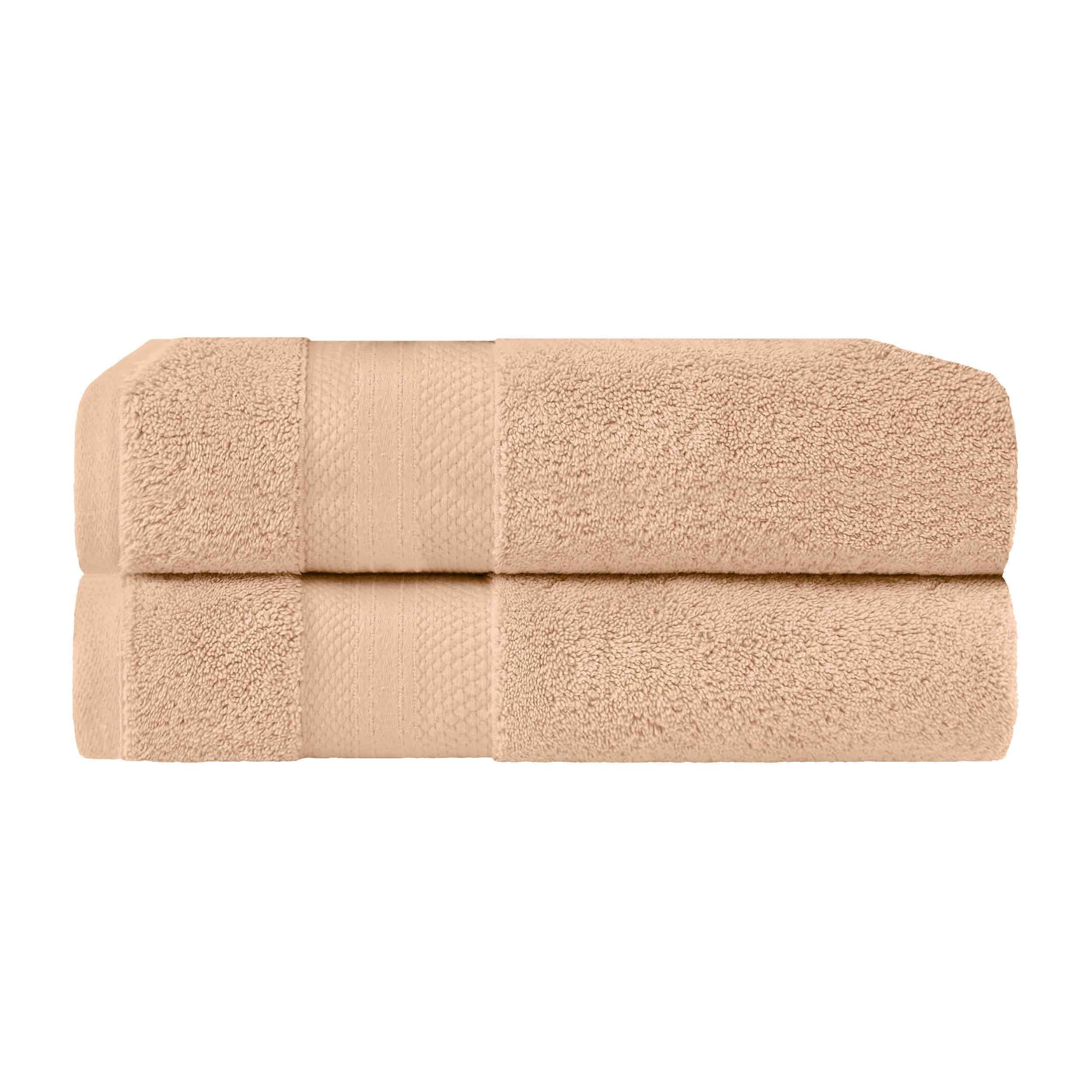 Premium 2-Piece Turkish Cotton Bath Towel Set - Ultra Soft, Highly Absorbent & Quick-Drying - Perfect for Spa, Bathroom & Luxury Home Use