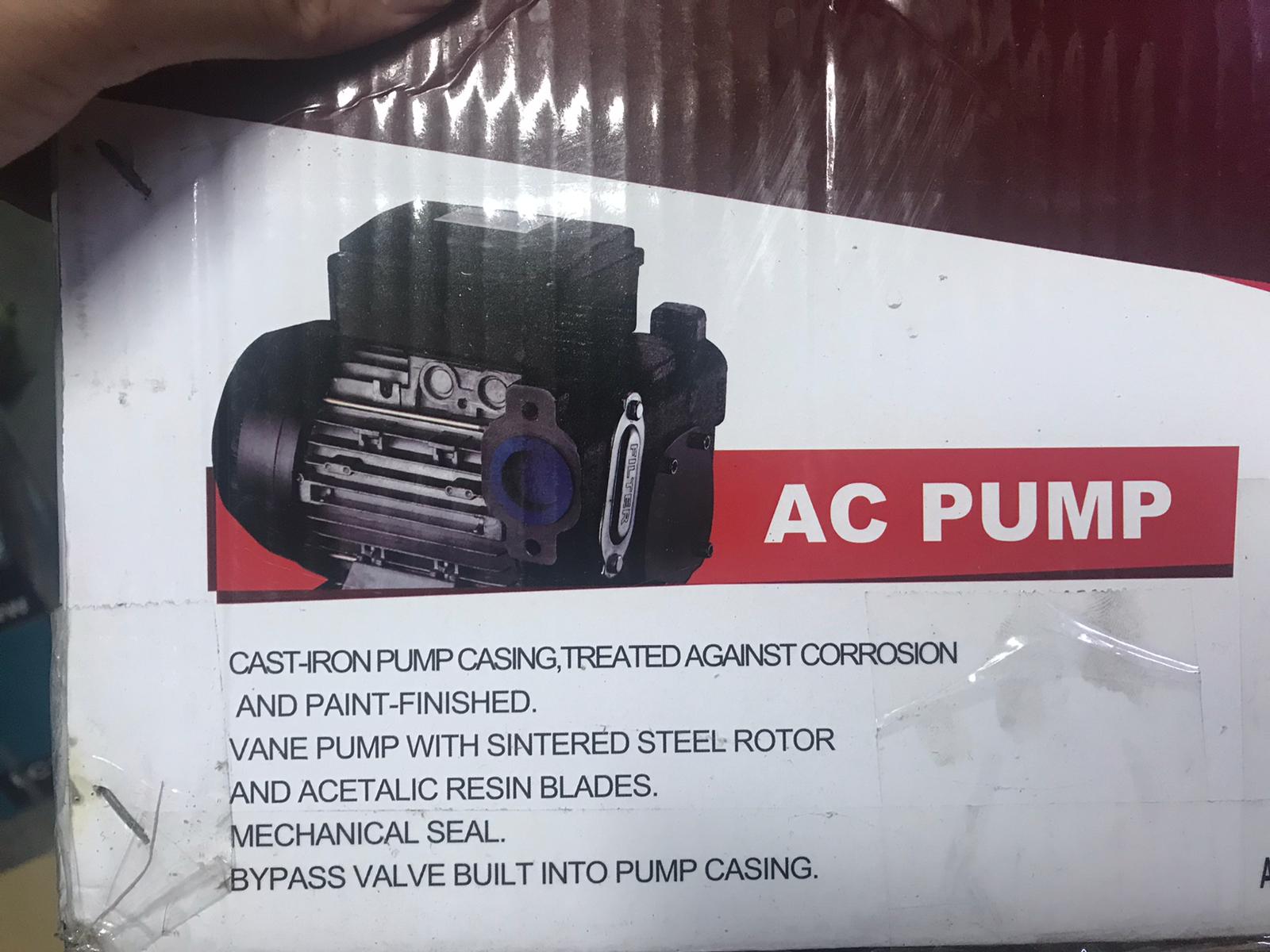 AM 1224BT 230V AC Diesel Fuel Pump Set - 3 Bar Pressure, 1 Inlet/Outlet | Heavy Duty Transfer Pump for Trucks, Boats & Industrial Equipment | Model: YOILP1224BT
