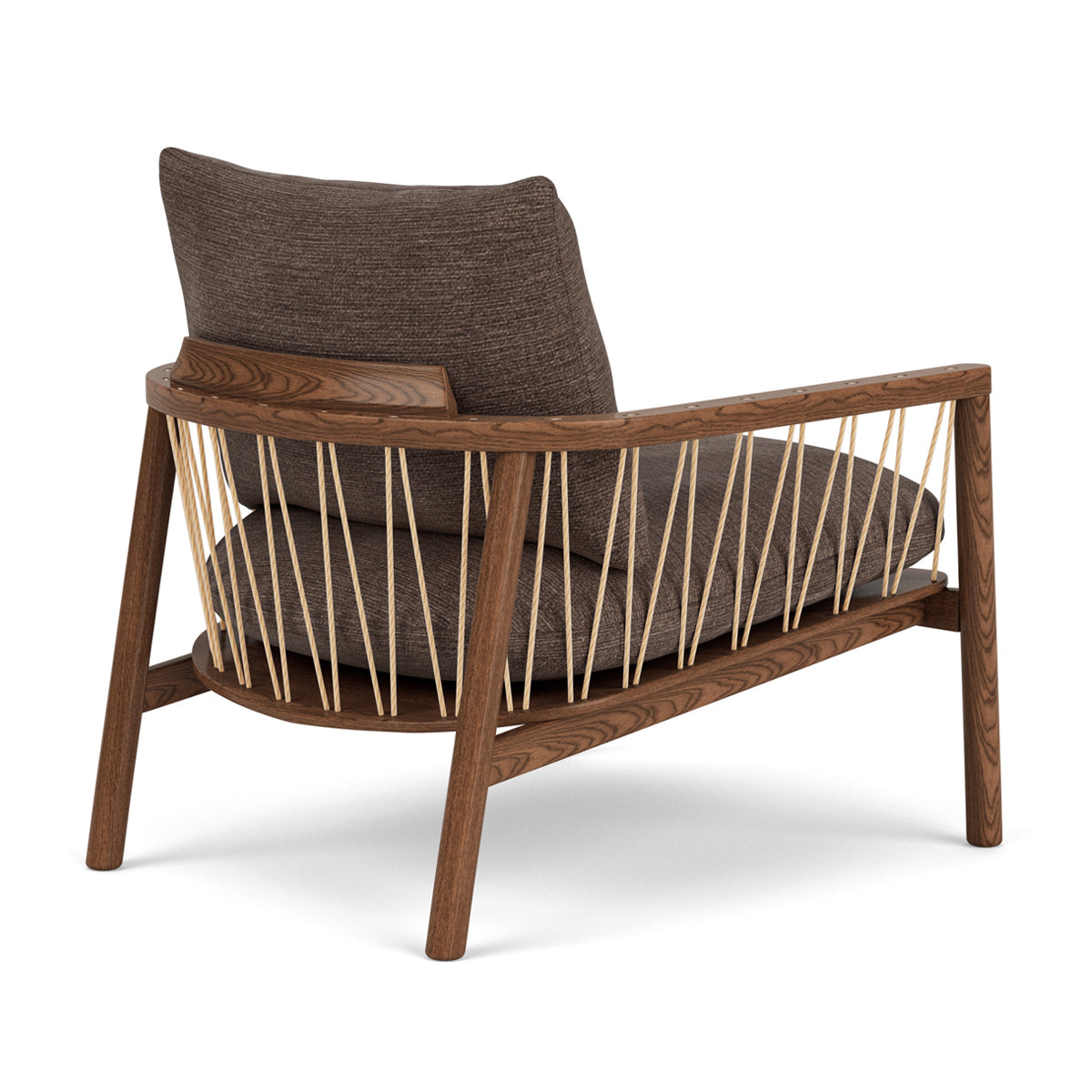 Enzo Fabric Armchair - Modern Upholstered Accent Chair for Living Room, Bedroom & Office - Comfortable Lounge Chair with Sturdy Wooden Legs - Perfect for Relaxing, Reading & Decorating