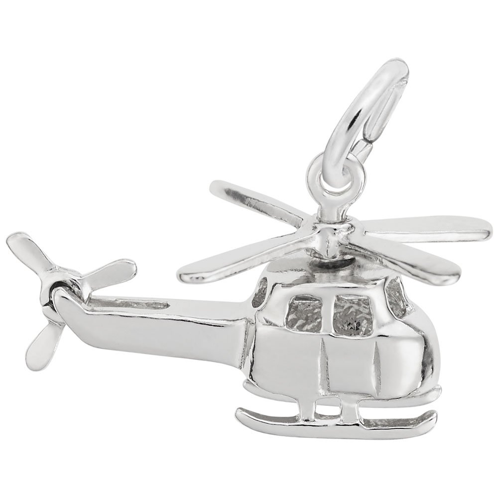 Helicopter Charm for Jewelry - Perfect for Bracelets & Necklaces DIY