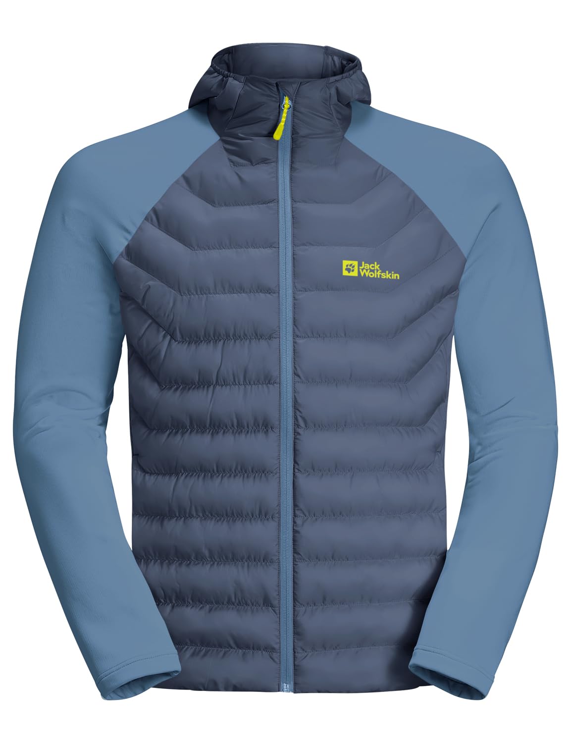 Jack Wolfskin ROUTEBURN PRO HYBRID M - Lightweight Hiking Jacket for Men, Waterproof & Breathable Outdoor Gear - Perfect for Camping, Backpacking and Mountain Adventures