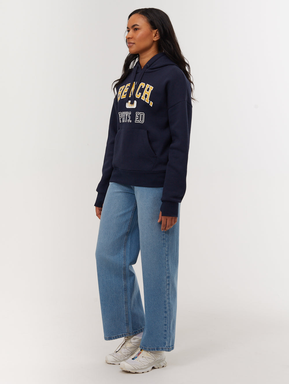Maxina Women's High Waist Wide Leg Jeans - Comfortable Stretch Denim Pants for Casual & Office Wear