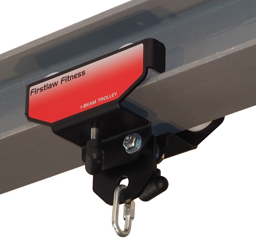 Heavy Duty I-Beam Rolling Punching Bag Mount - Blue - 7.25