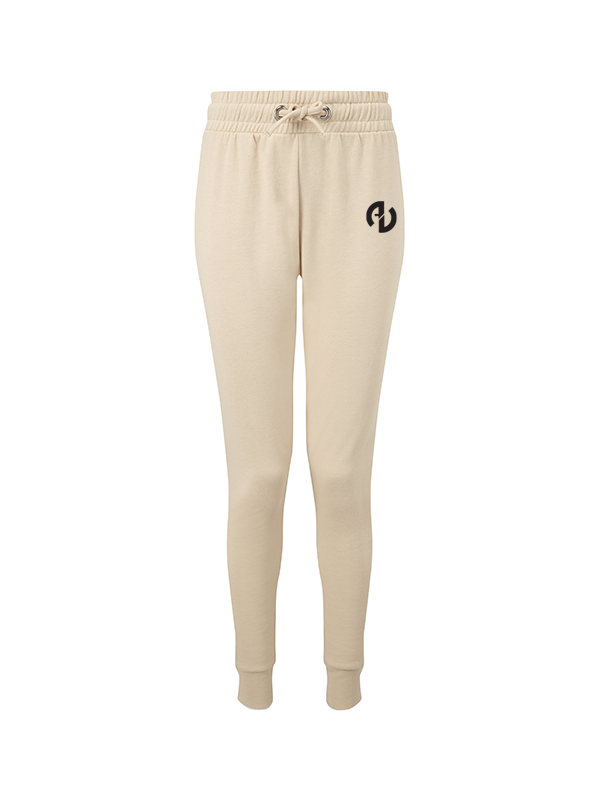AD Women's High-Waisted Fitted Joggers - Soft Stretch Athletic Pants for Running, Yoga & Lounge Wear - Comfortable Workout Leggings for Women